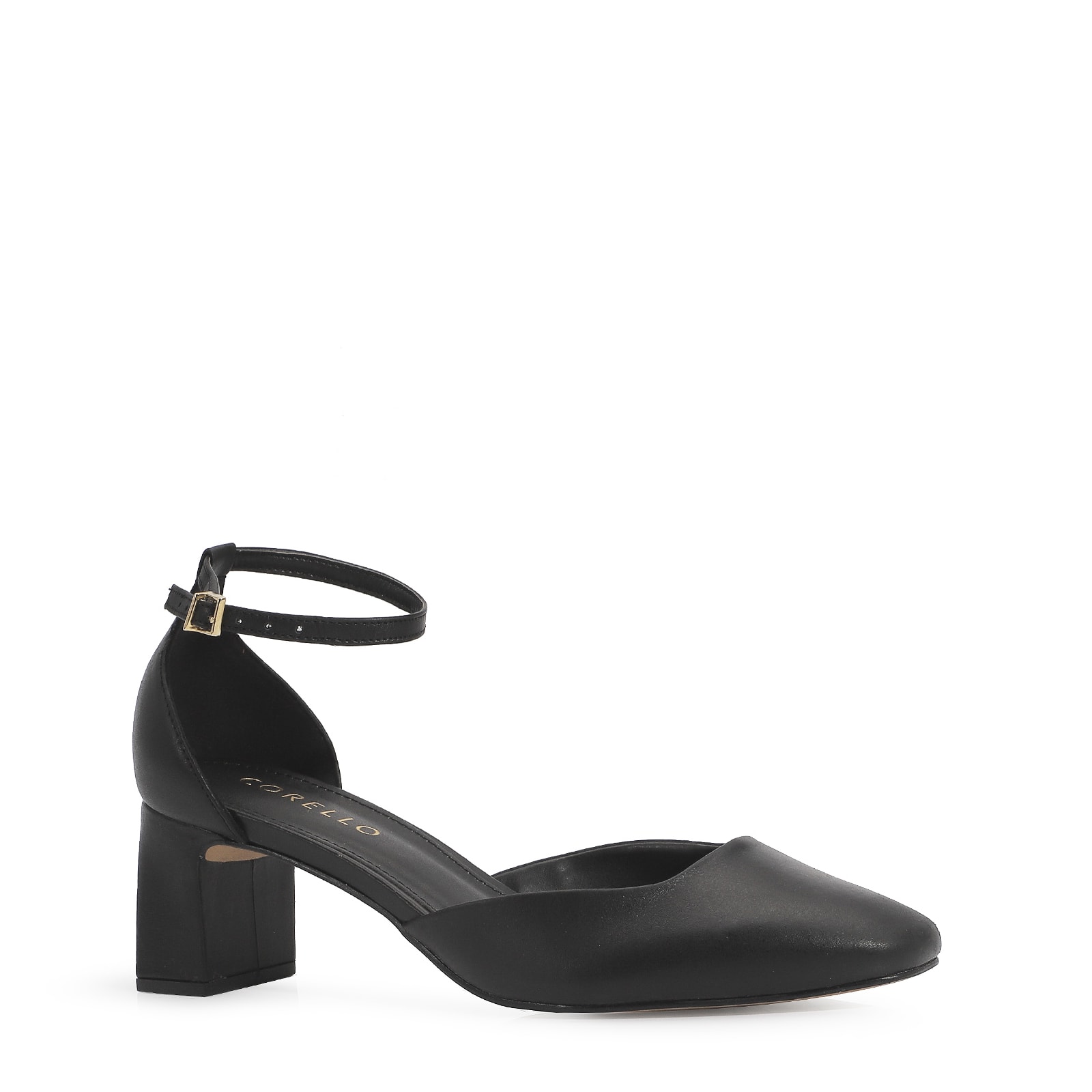 Scarpin Couro Preto
