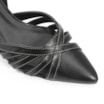 Scarpin Couro Preto - imagem 6