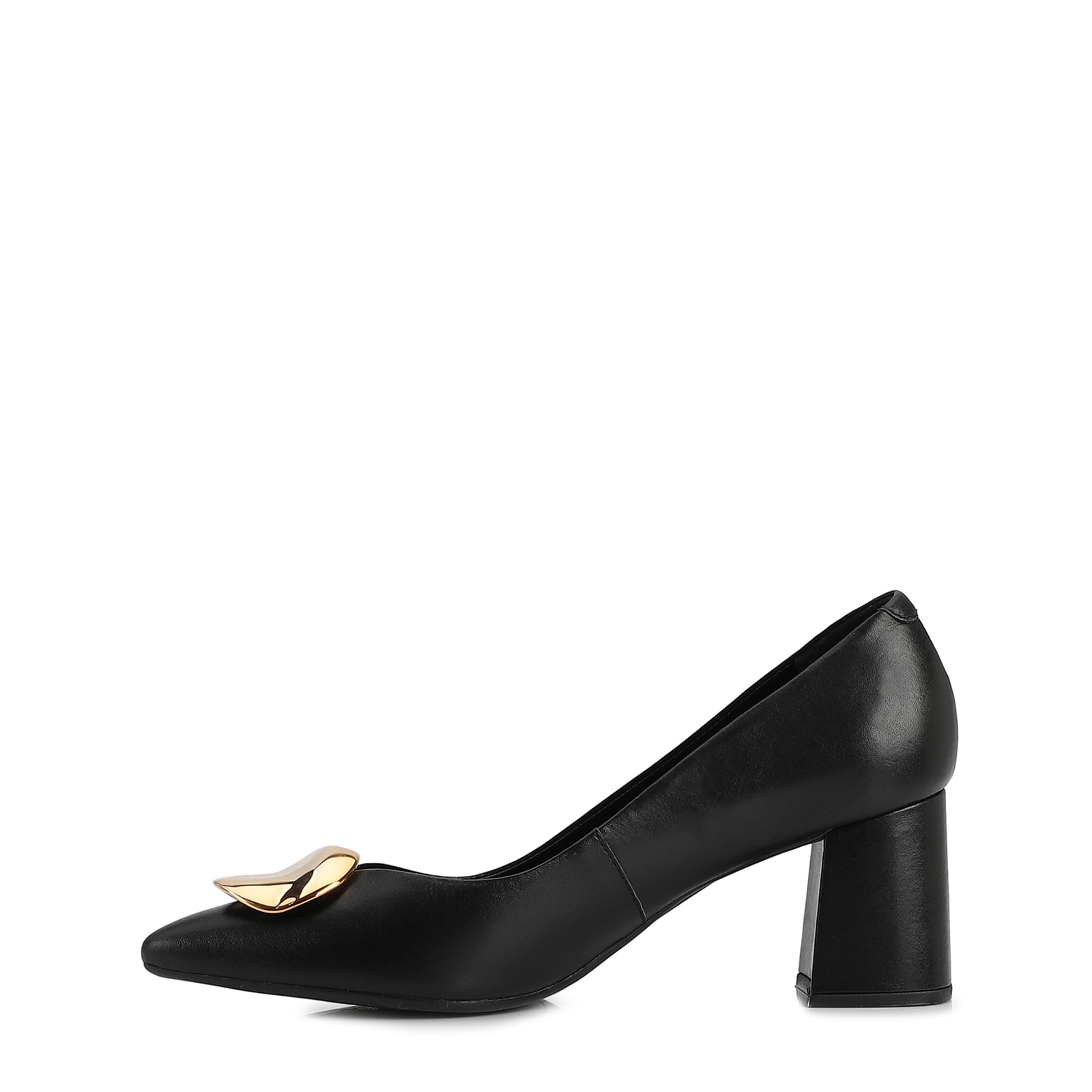 Scarpin Couro Preto