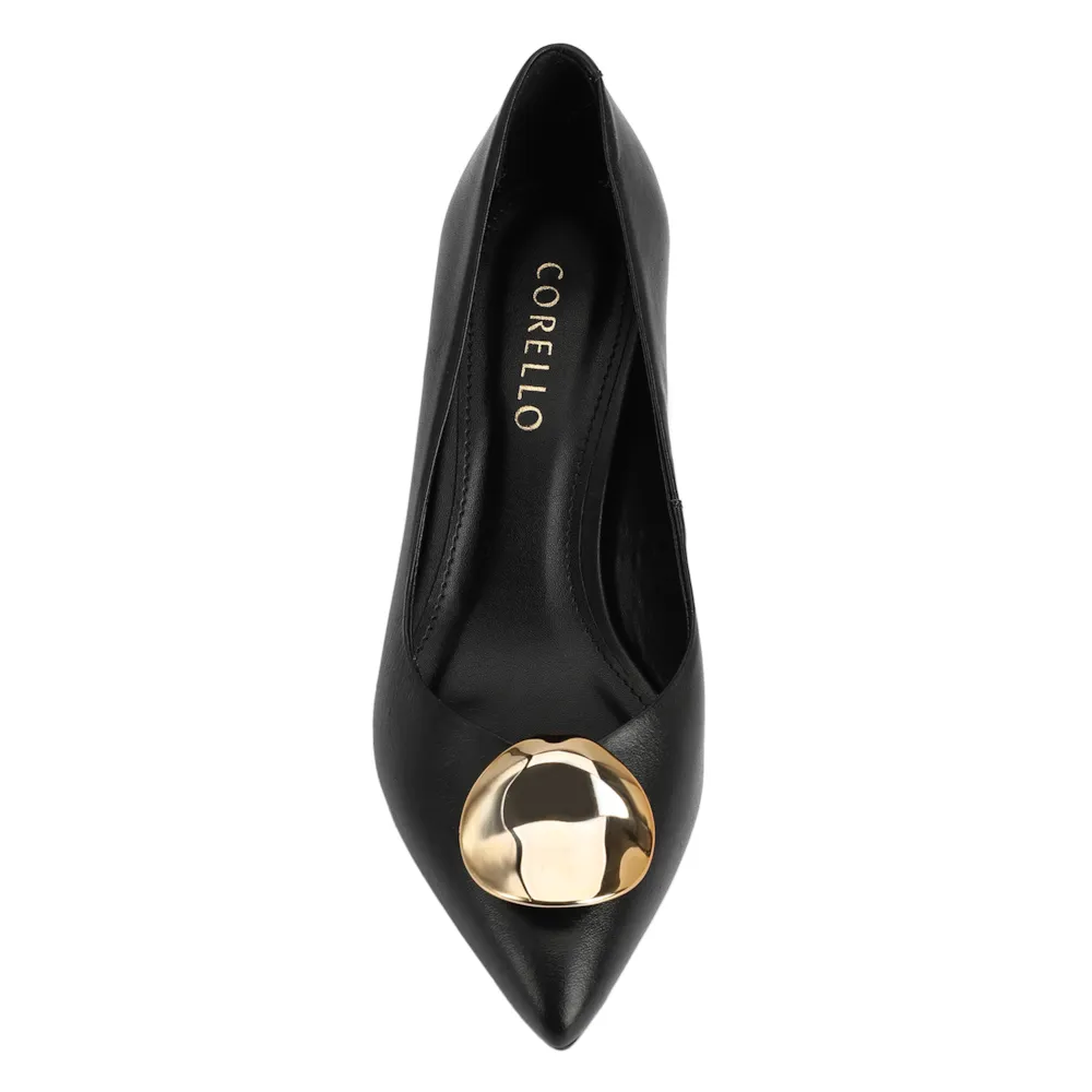 Scarpin Couro Preto - imagem 5