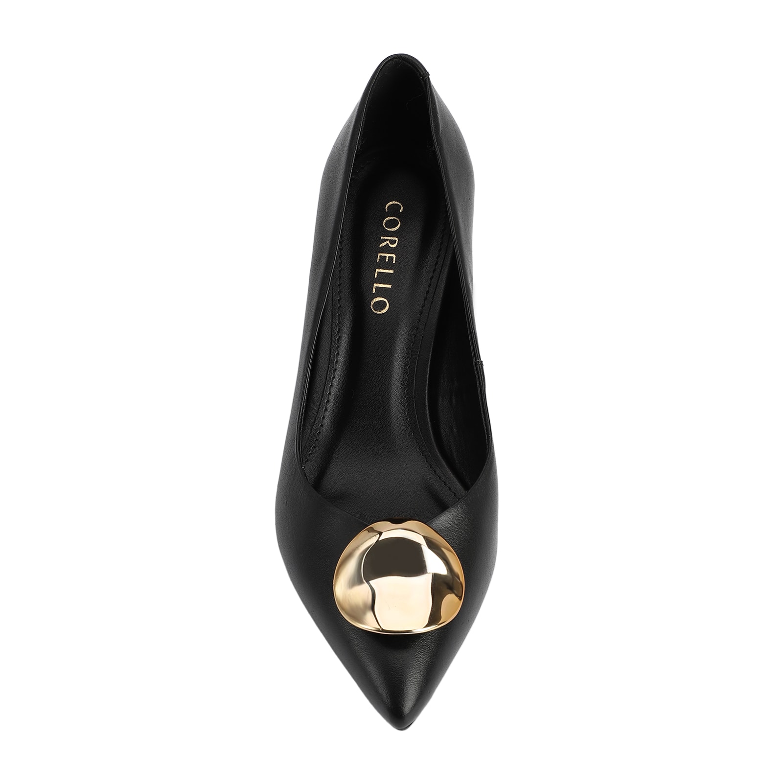 Scarpin Couro Preto