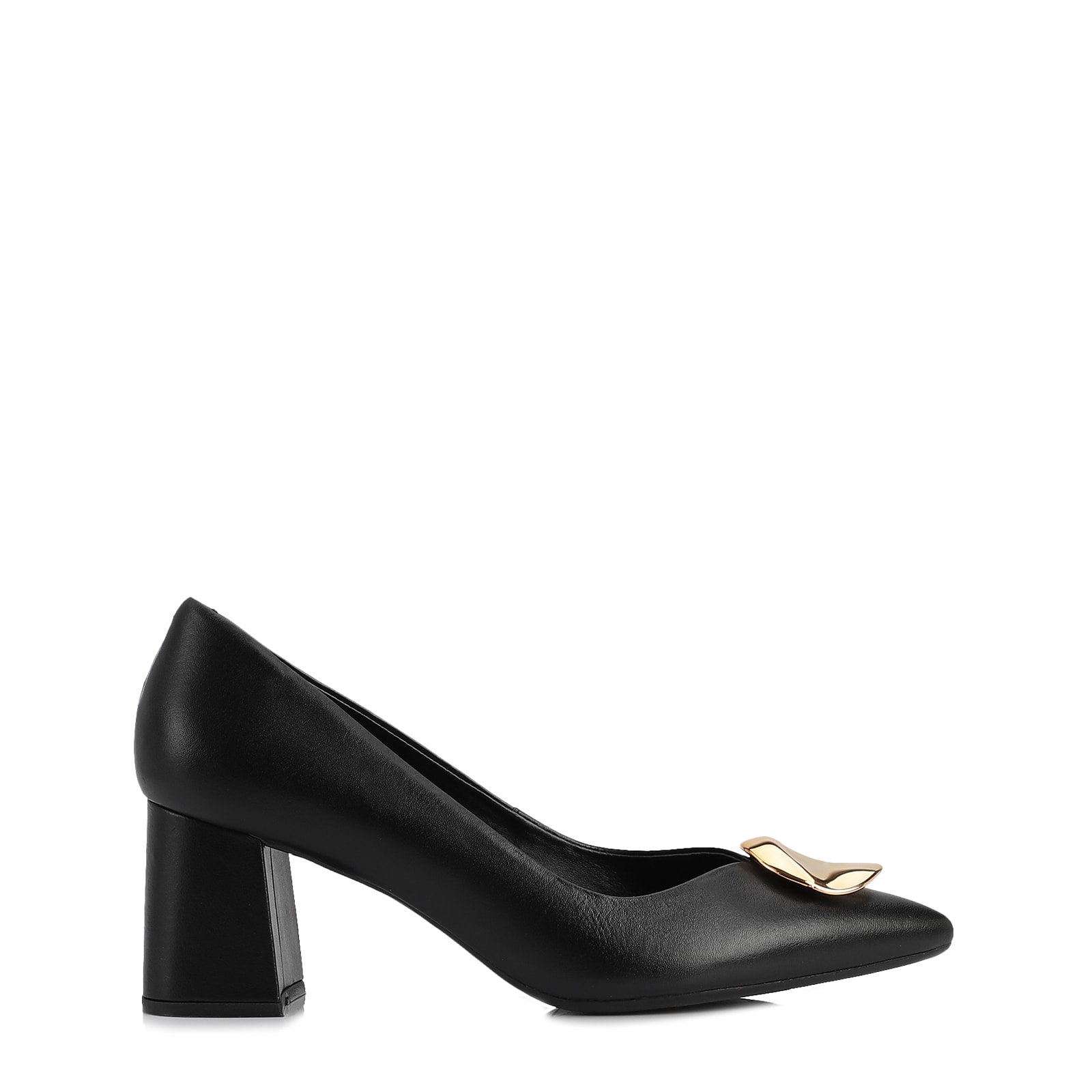 Scarpin Couro Preto