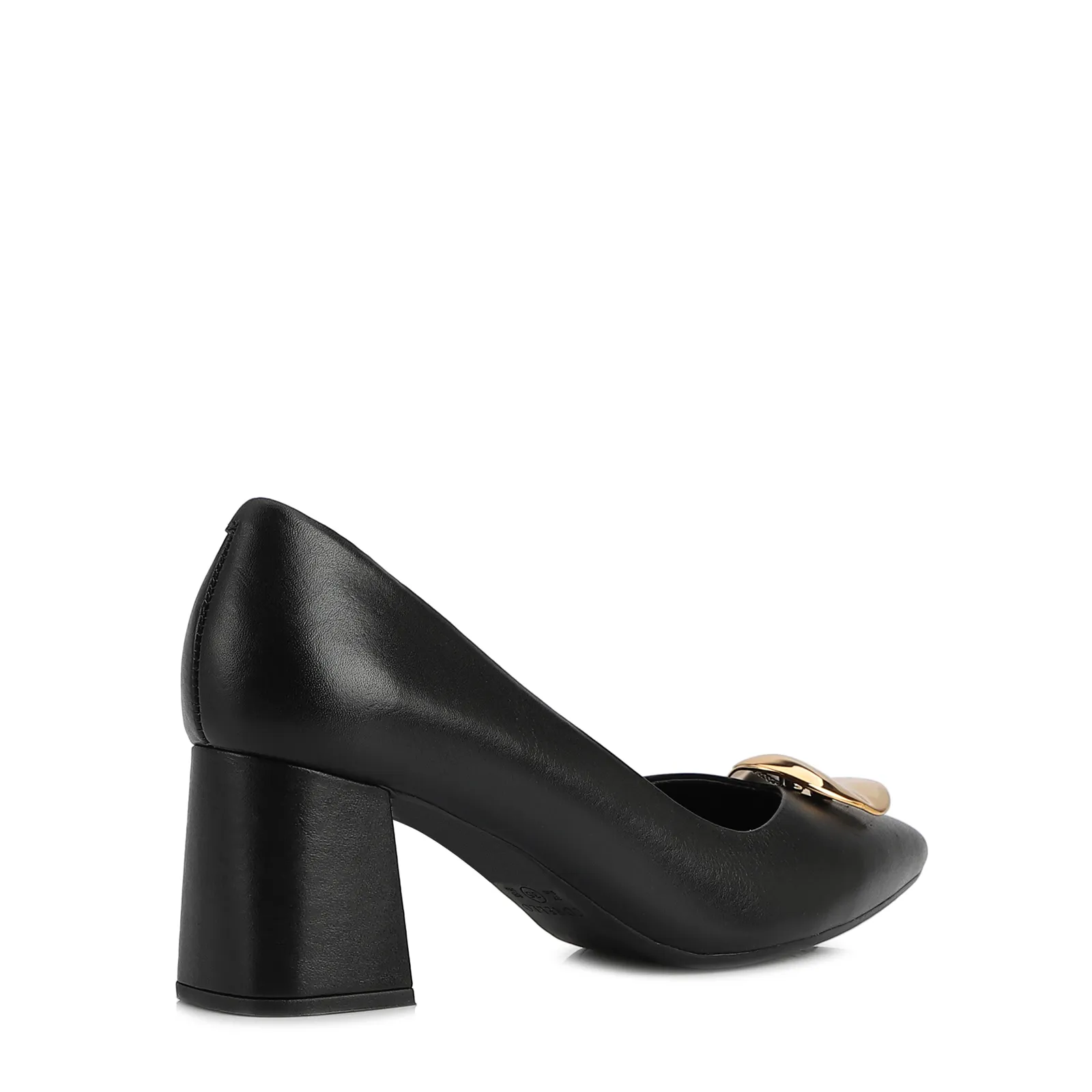 Scarpin Couro Preto