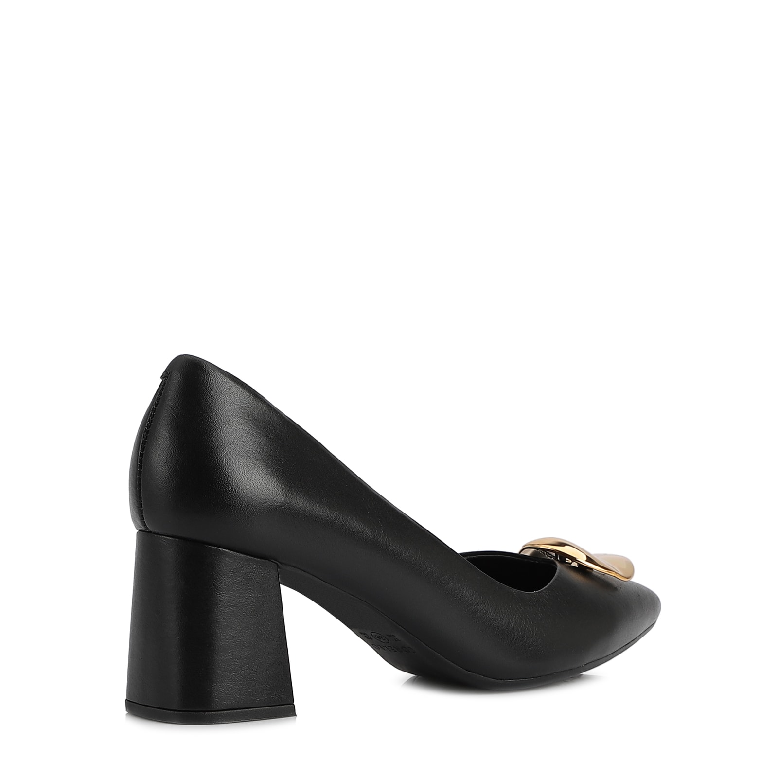 Scarpin Couro Preto