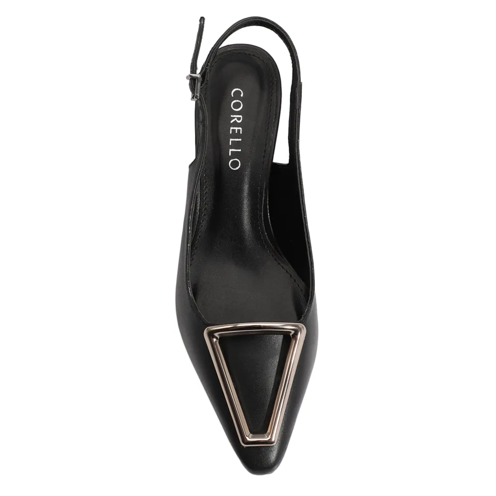 Scarpin Couro Preto - imagem 5