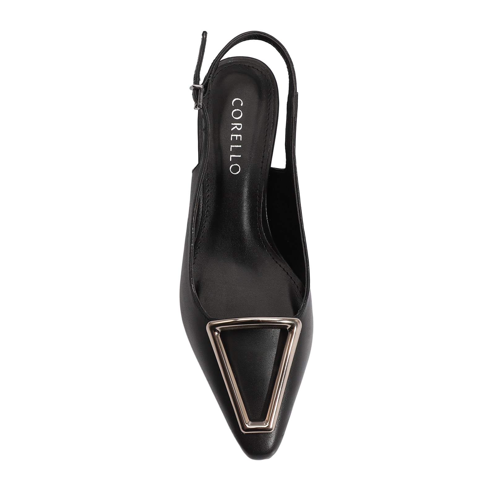 Scarpin Couro Preto
