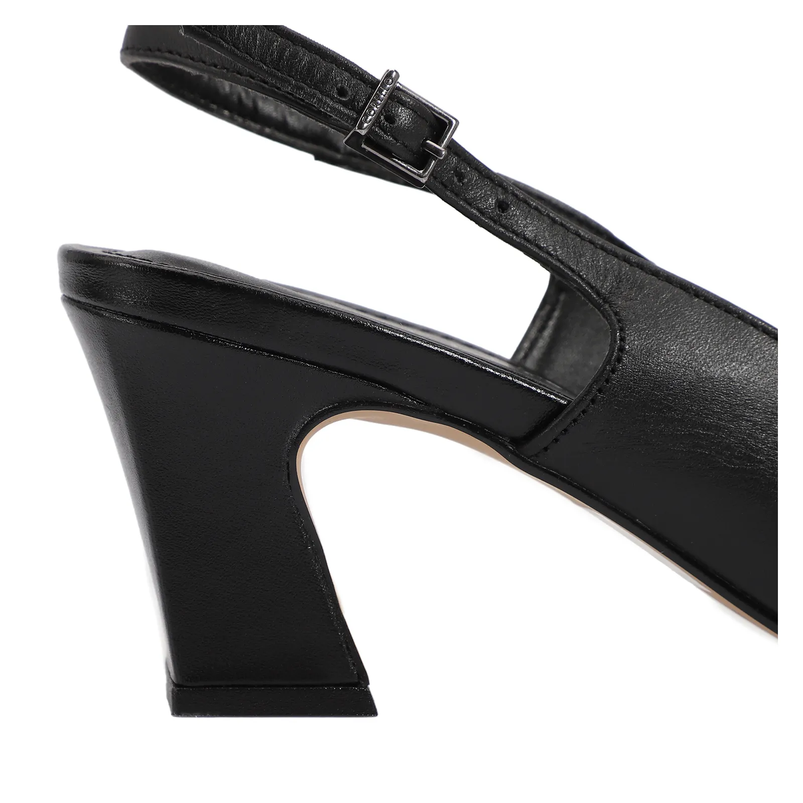 Scarpin Couro Preto