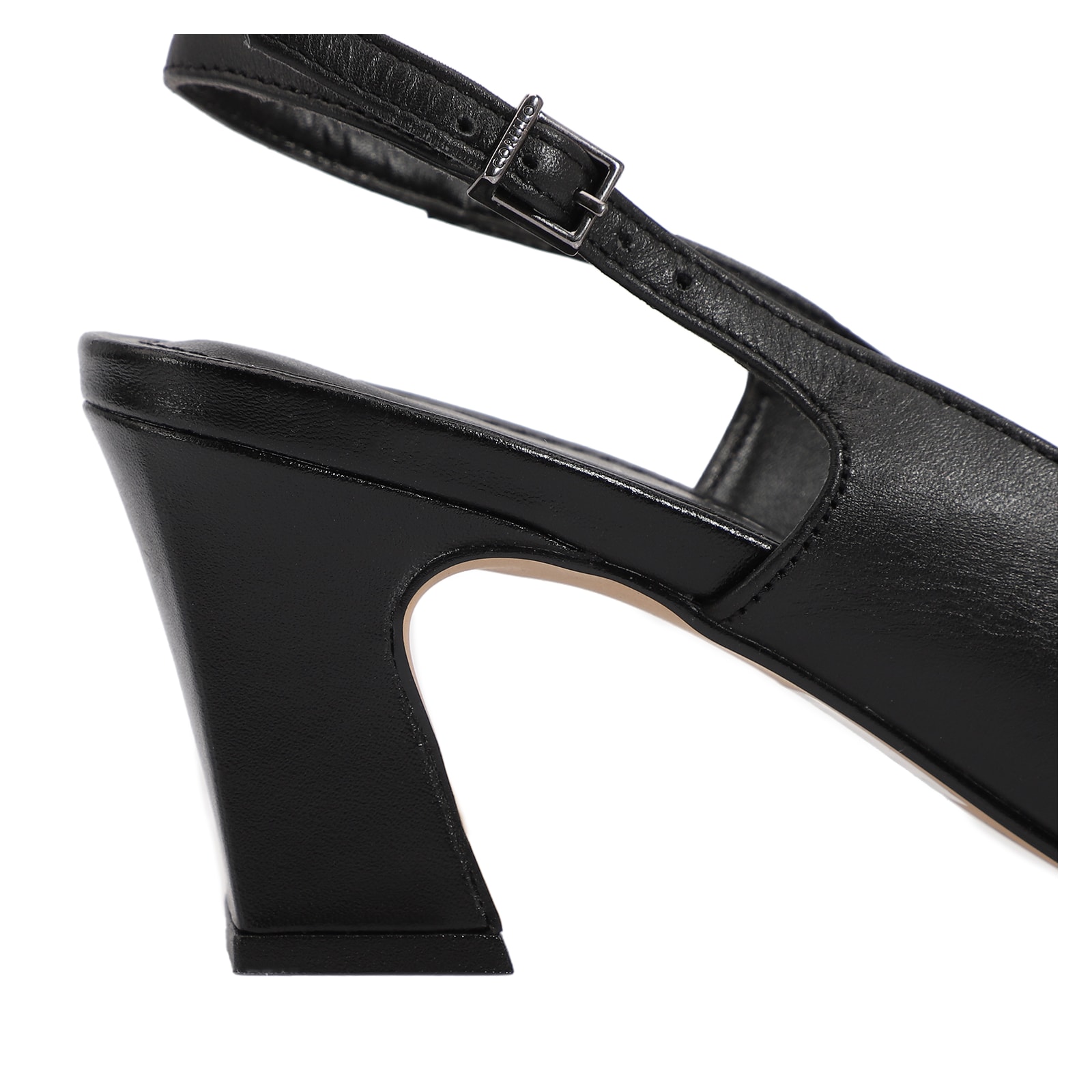 Scarpin Couro Preto