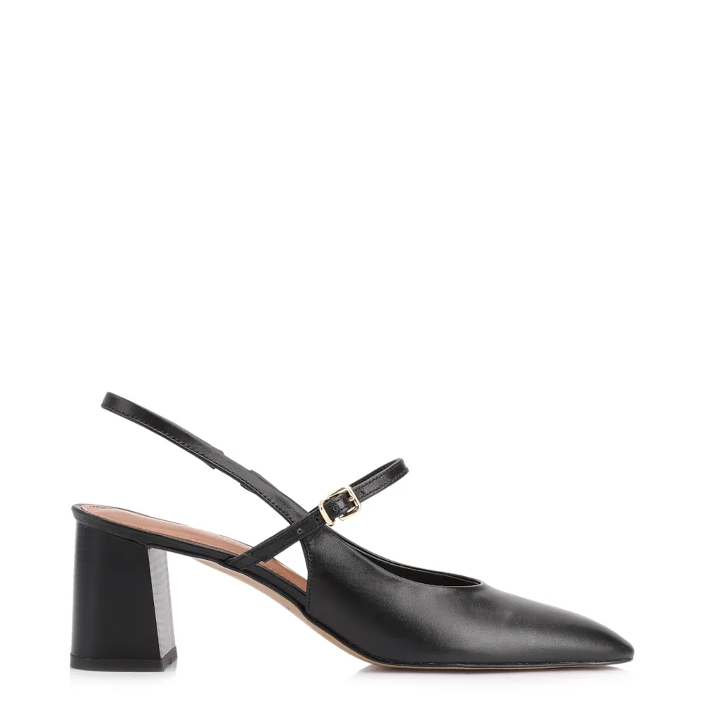Scarpin Couro Preto - imagem 3