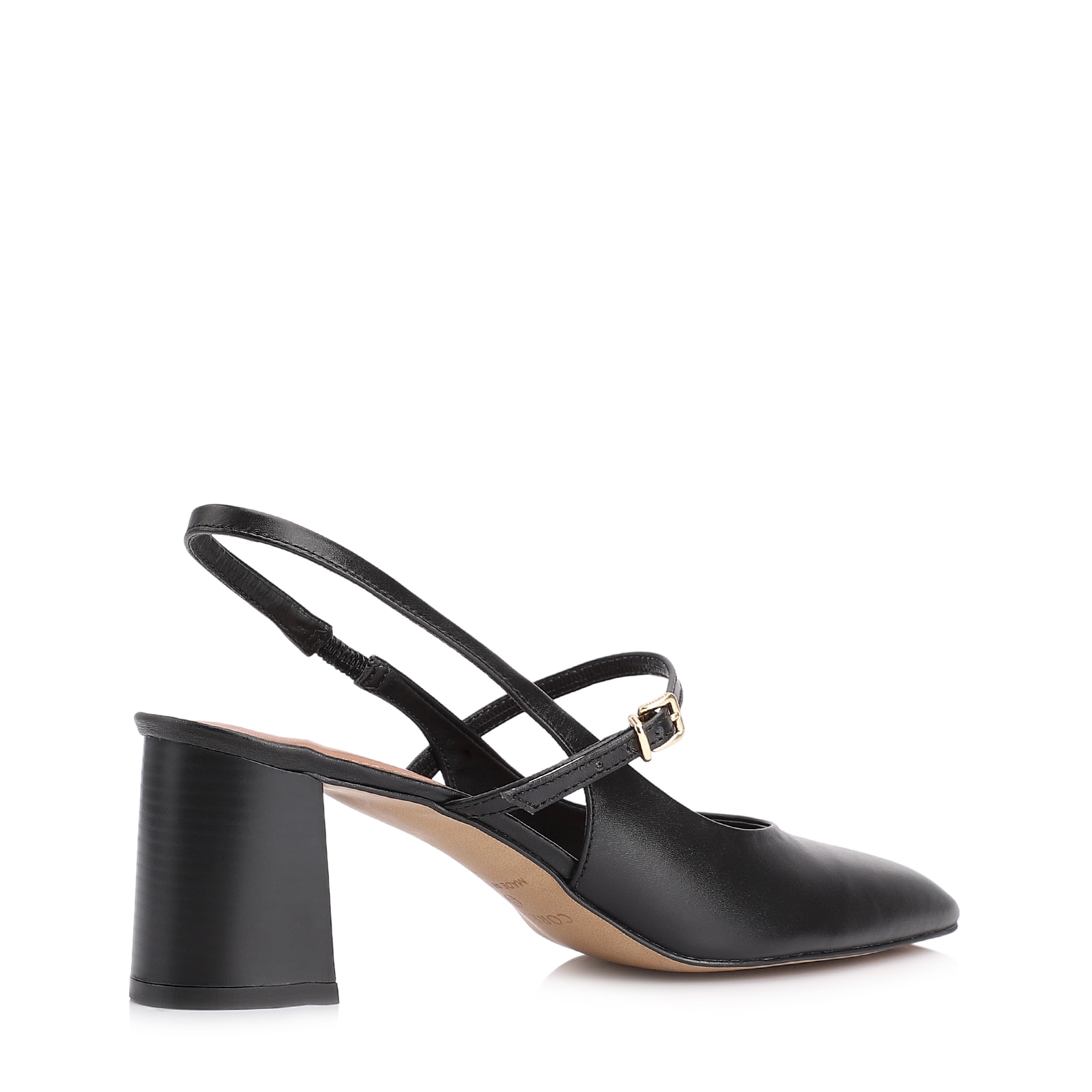 Scarpin Couro Preto