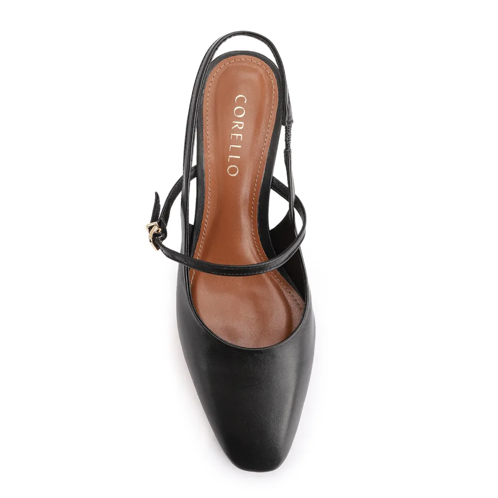 Scarpin Couro Preto - imagem 6