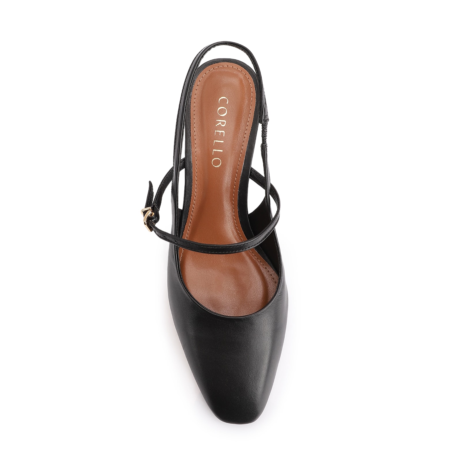 Scarpin Couro Preto
