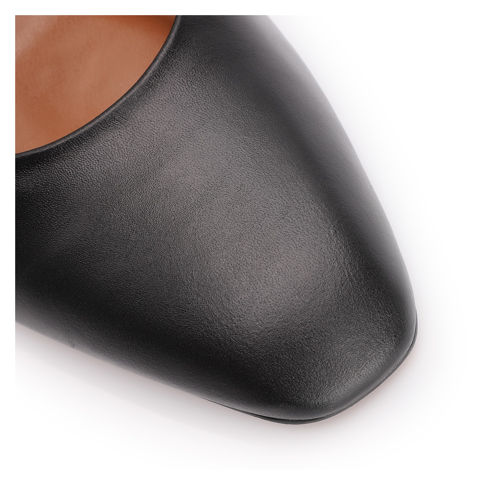 Scarpin Couro Preto