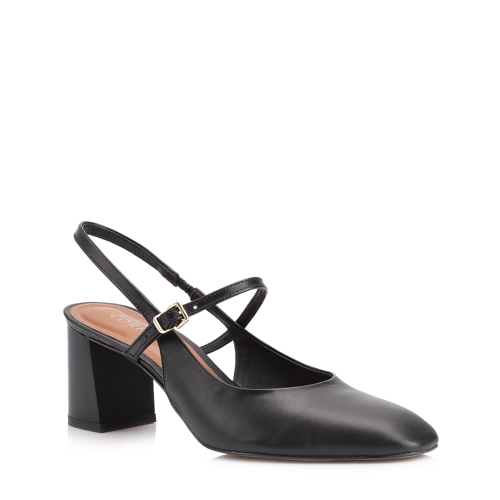 Scarpin Couro Preto