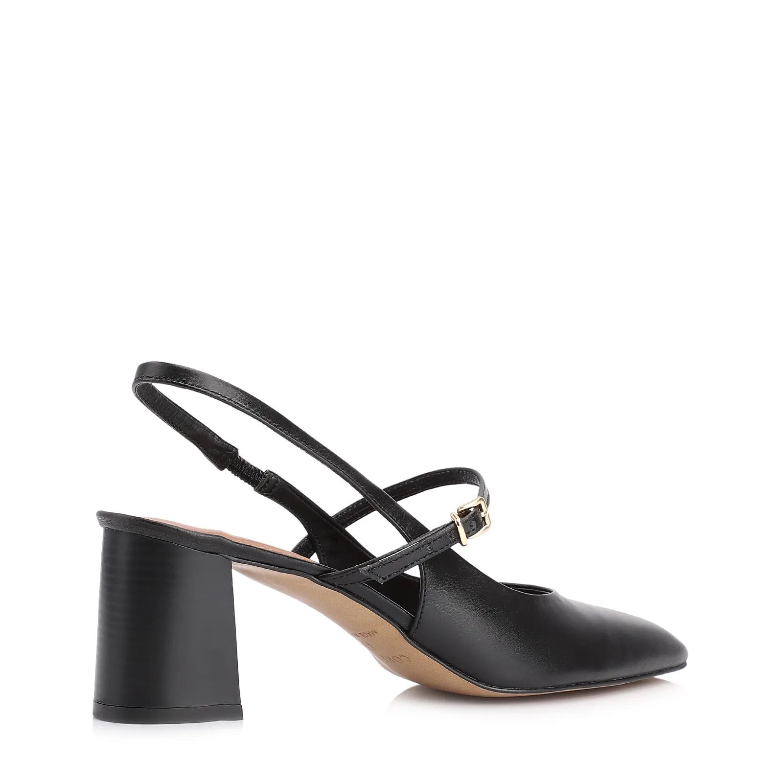 Scarpin Couro Preto