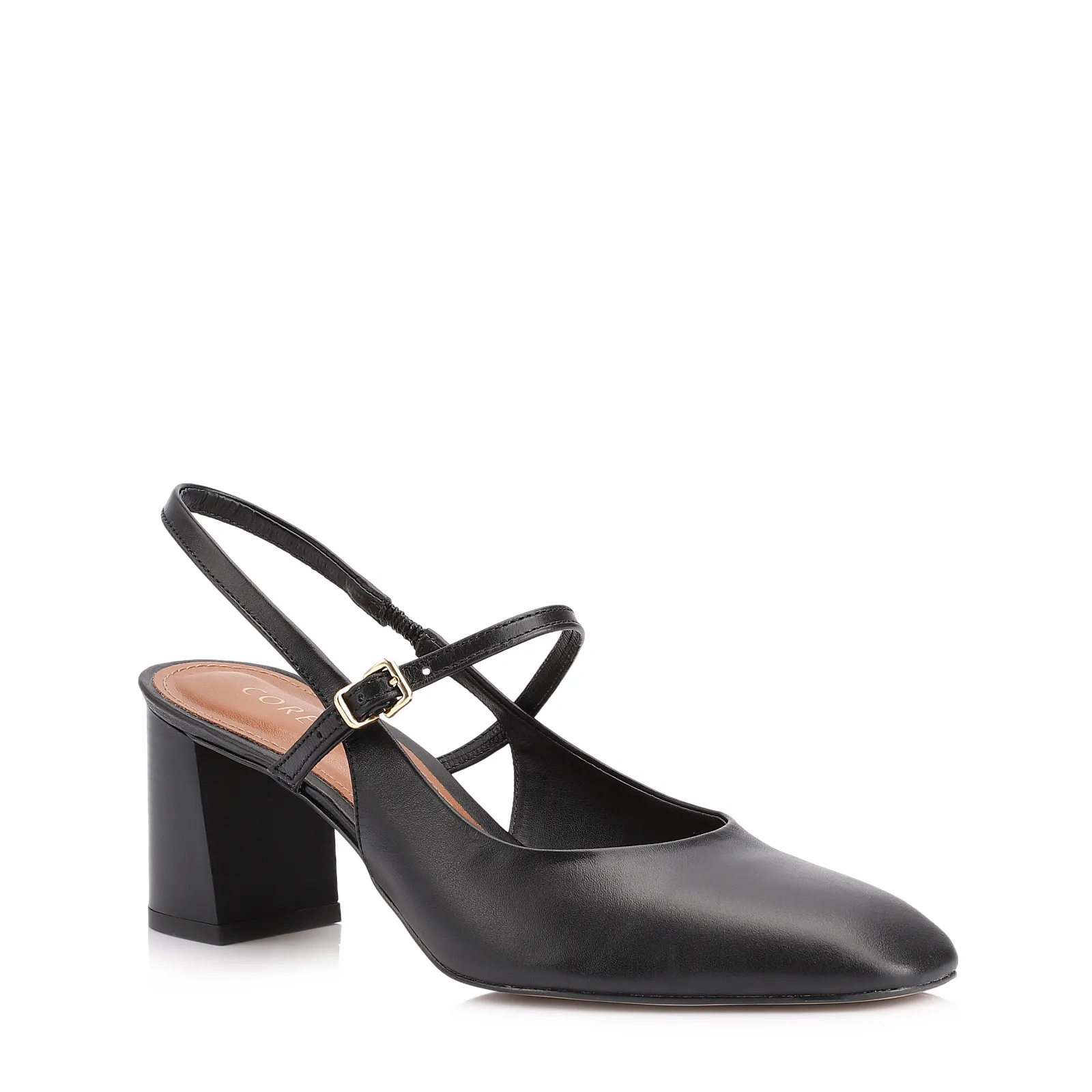 Scarpin Couro Preto