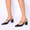 Scarpin Couro Preto - imagem 2