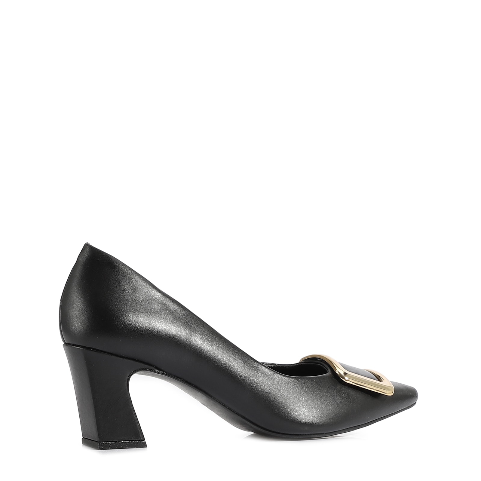 Scarpin Couro Preto
