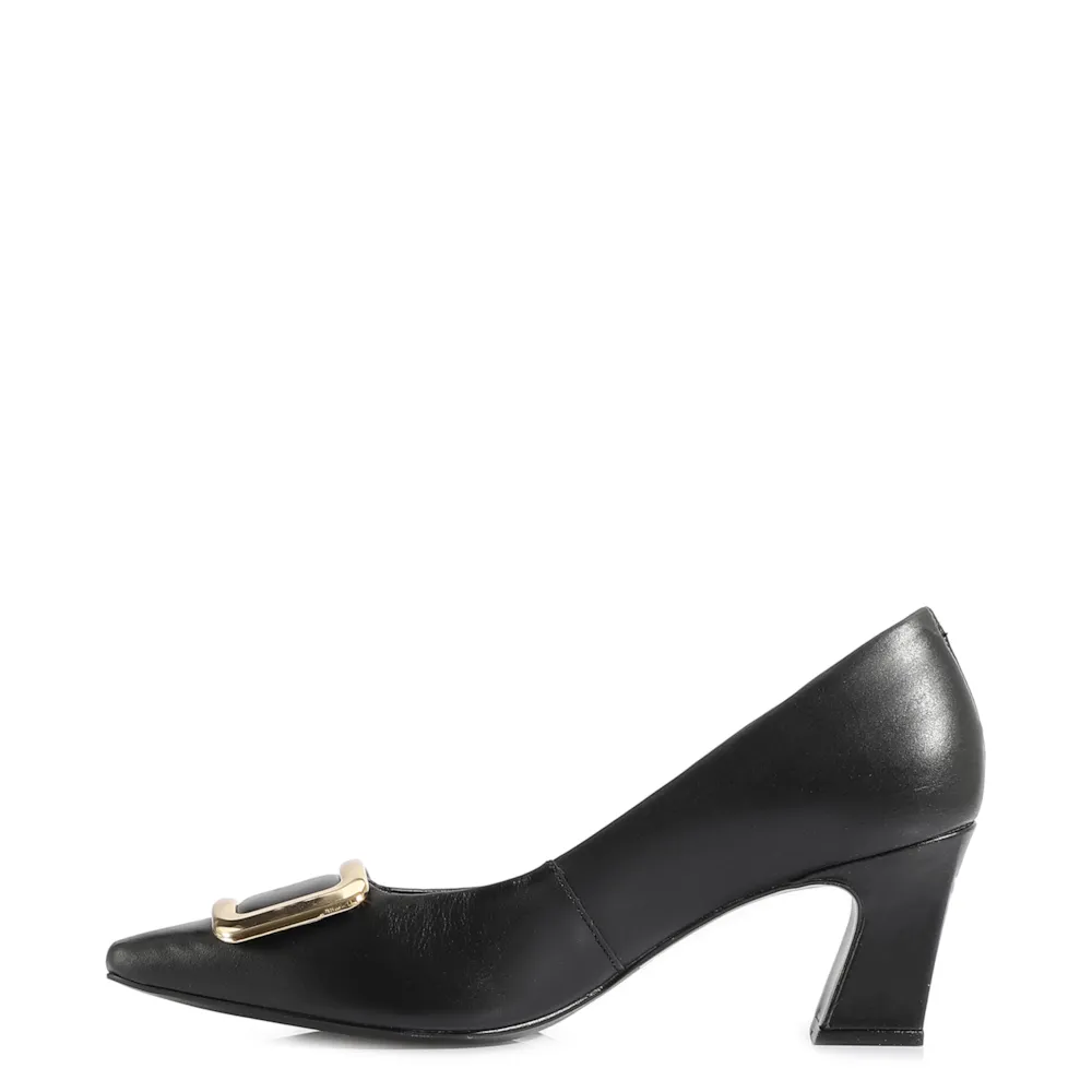 Scarpin Couro Preto - imagem 4