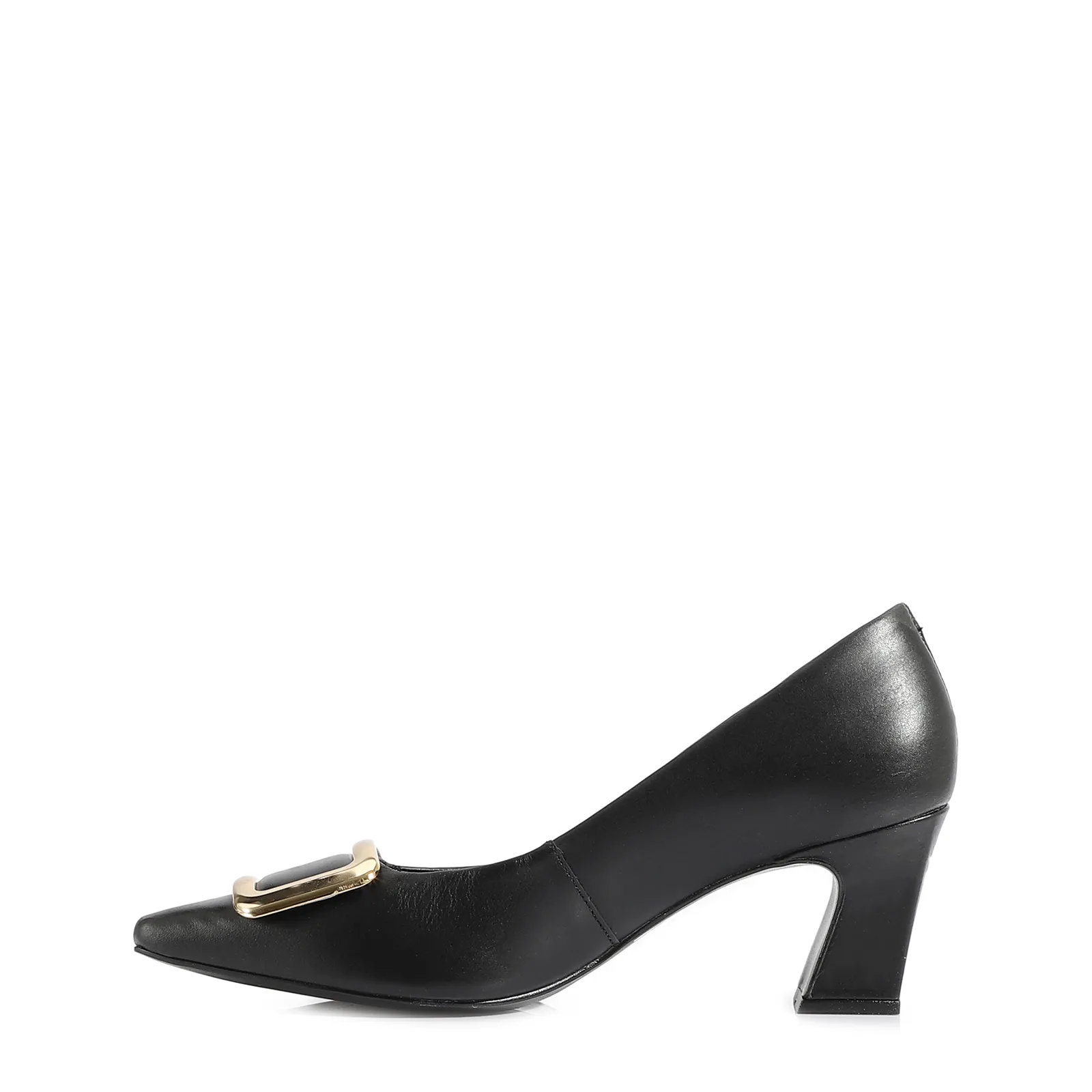 Scarpin Couro Preto