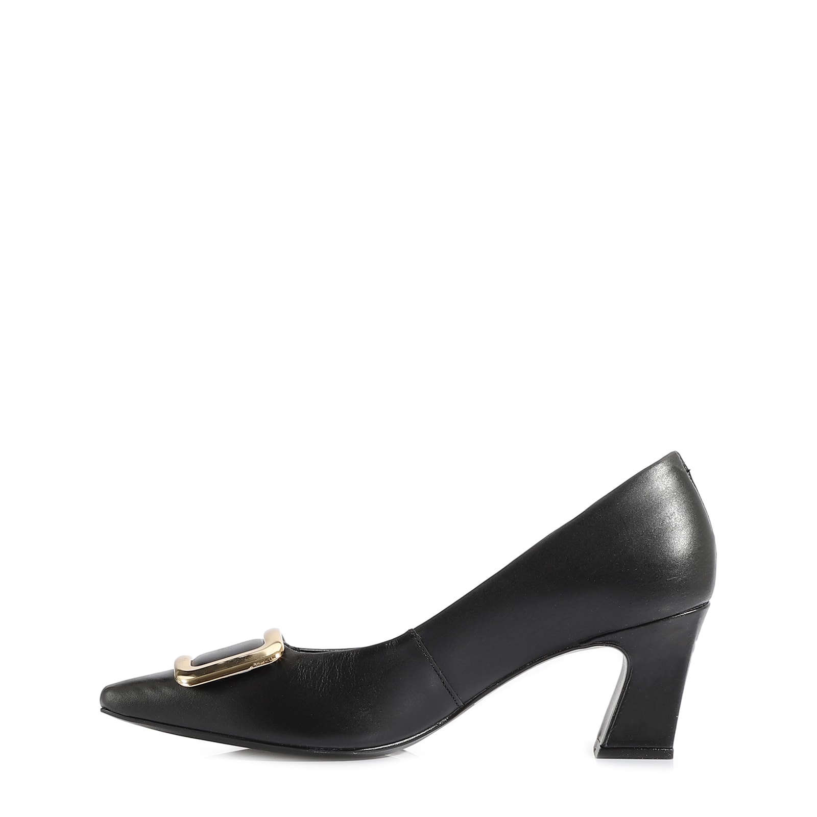 Scarpin Couro Preto