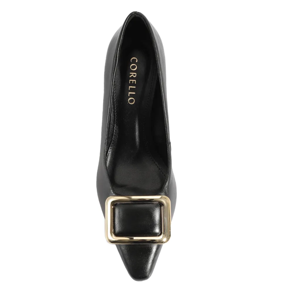 Scarpin Couro Preto - imagem 5
