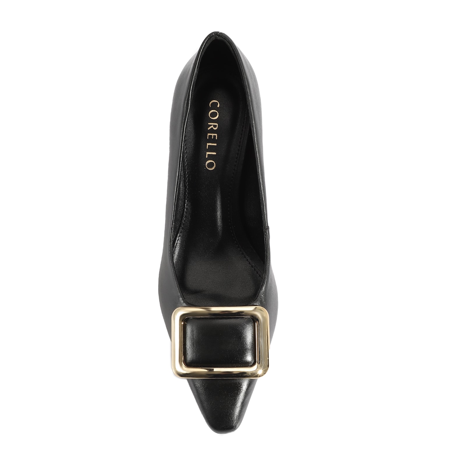 Scarpin Couro Preto