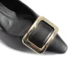 Scarpin Couro Preto - imagem 6