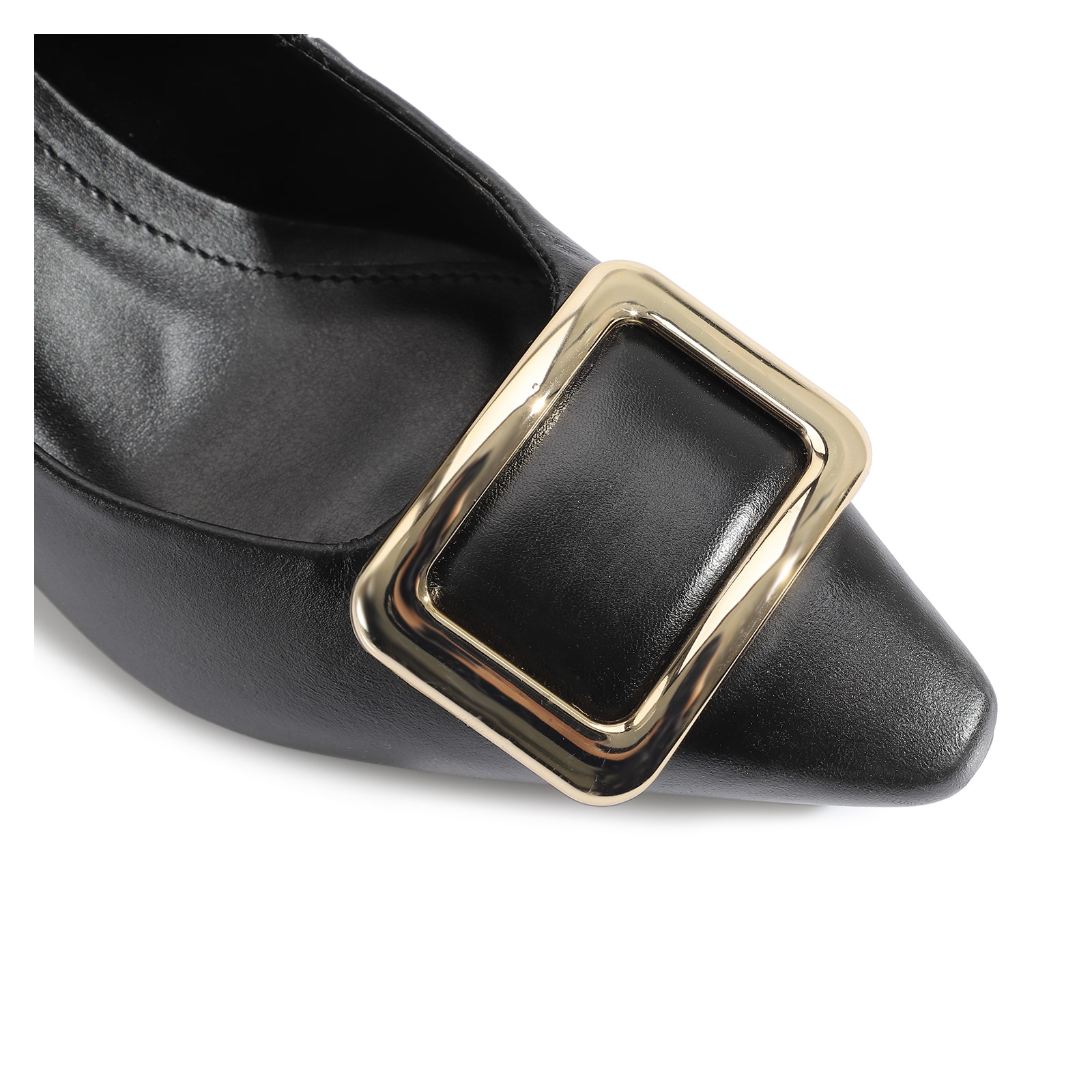 Scarpin Couro Preto