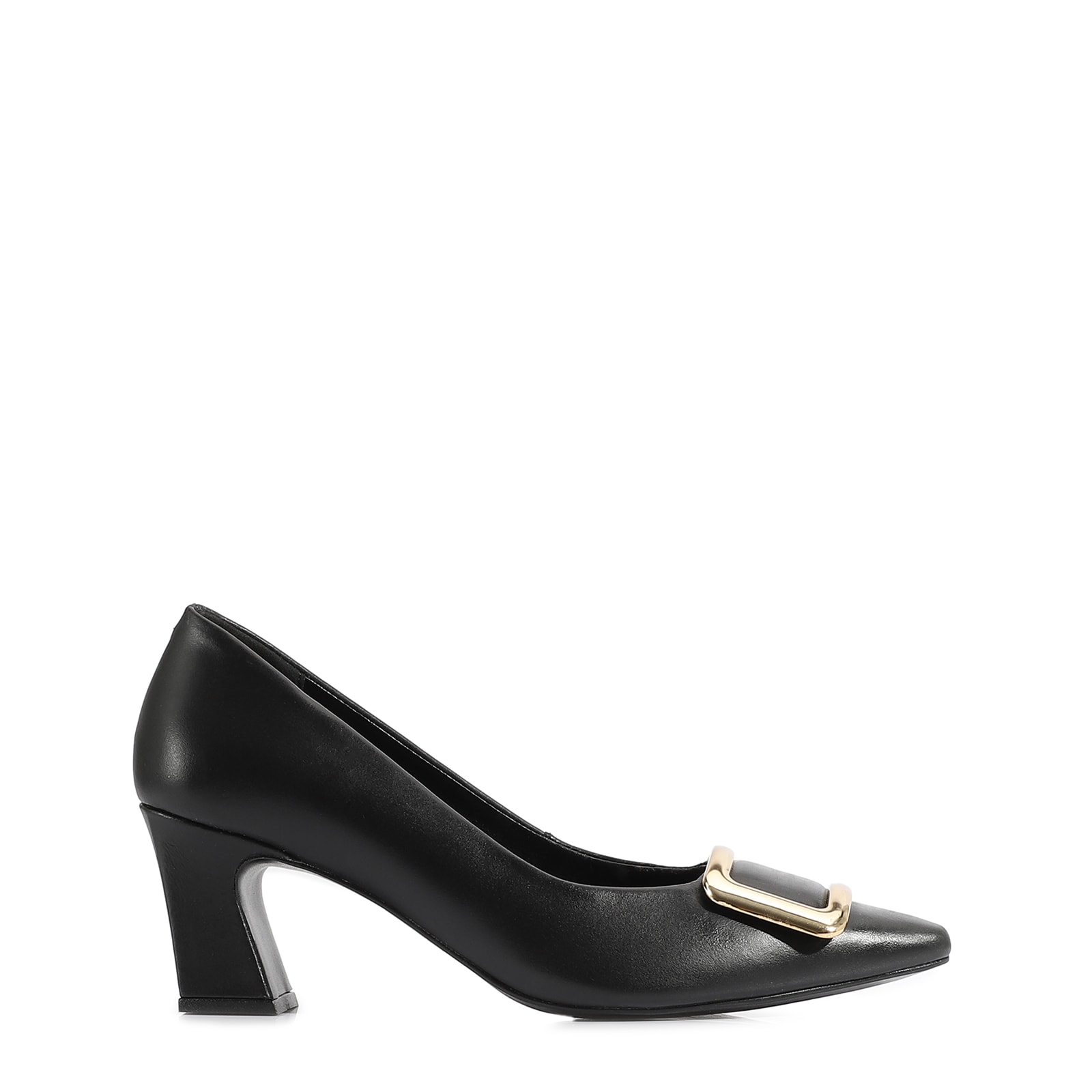 Scarpin Couro Preto