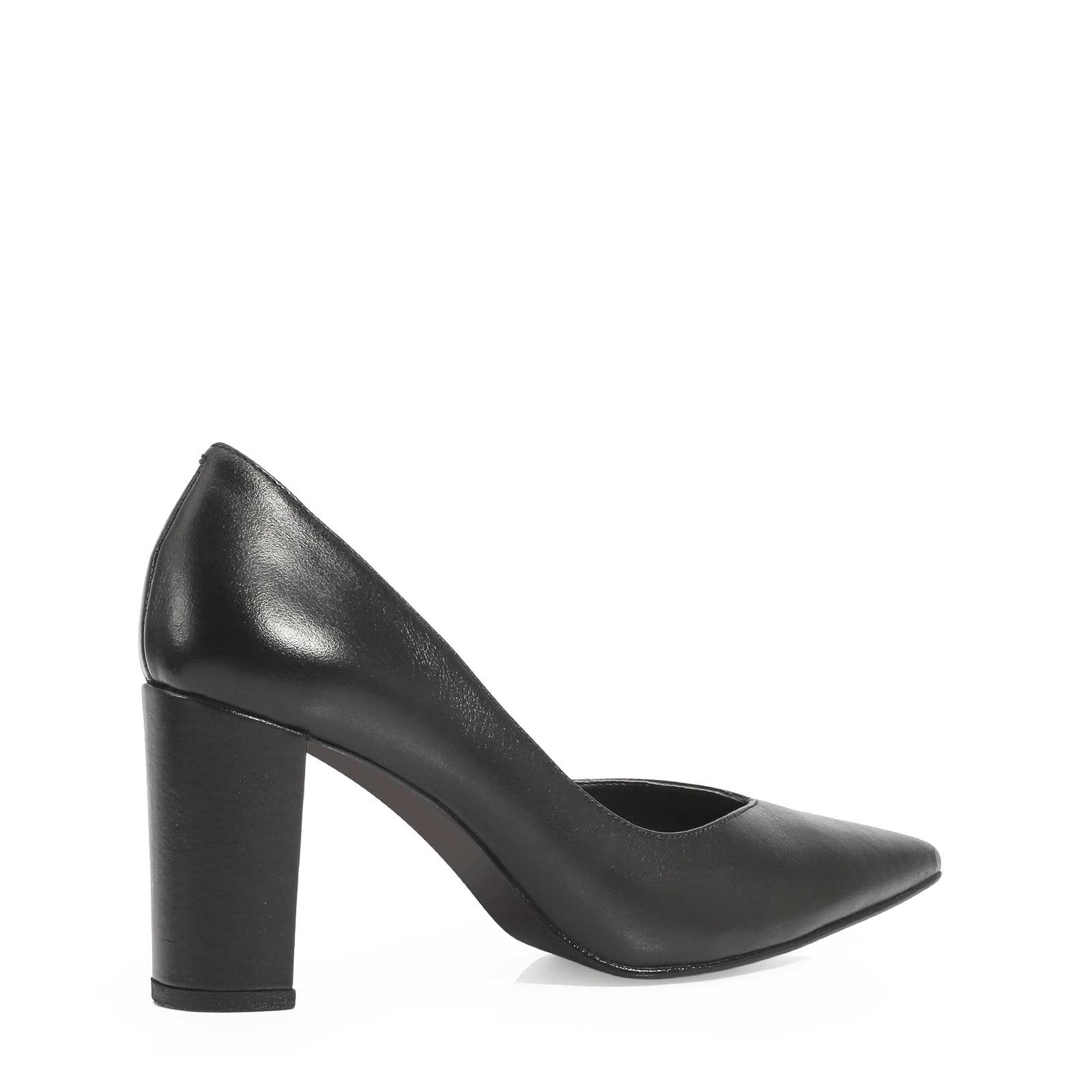 Scarpin Couro Preto