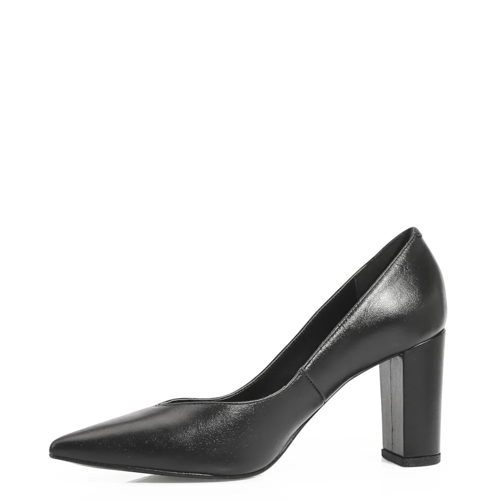Scarpin Couro Preto - imagem 4