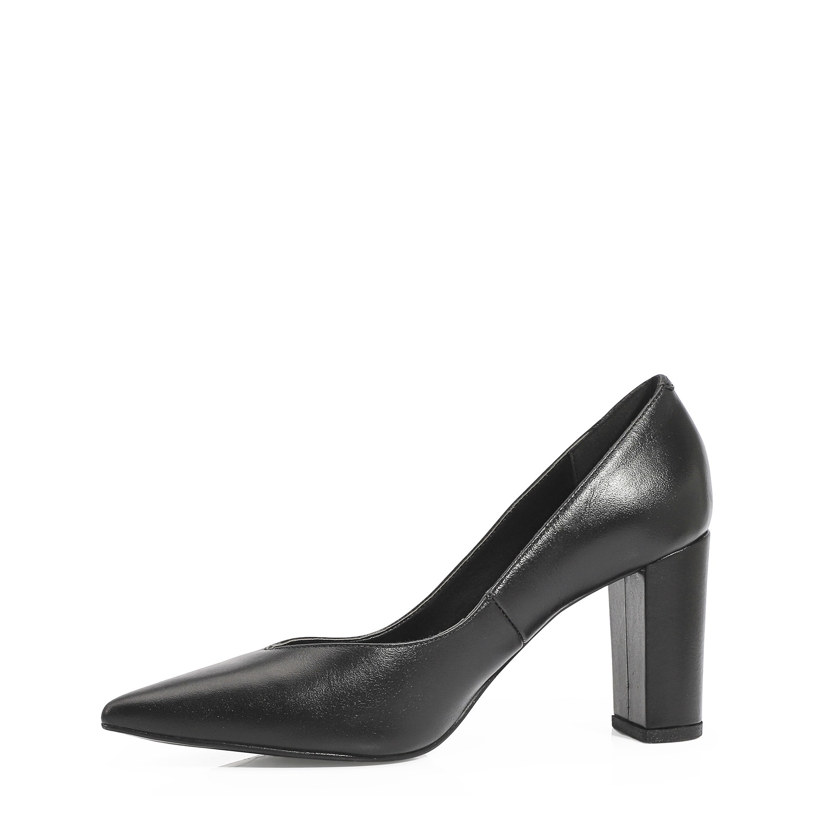 Scarpin Couro Preto