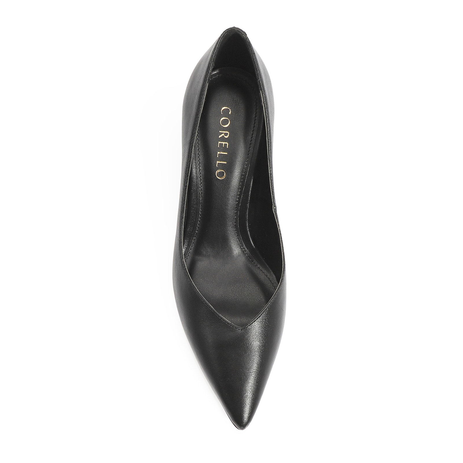 Scarpin Couro Preto