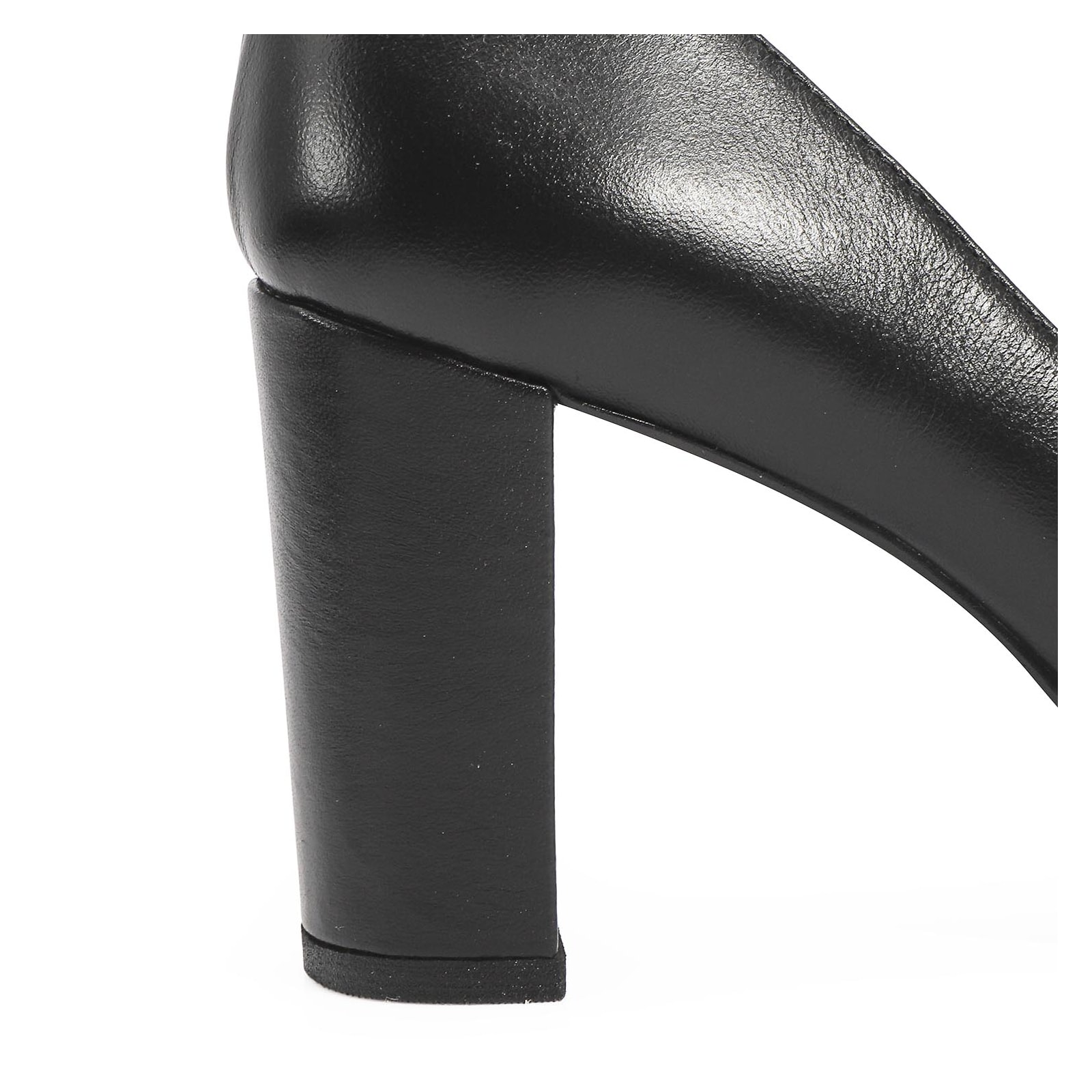Scarpin Couro Preto
