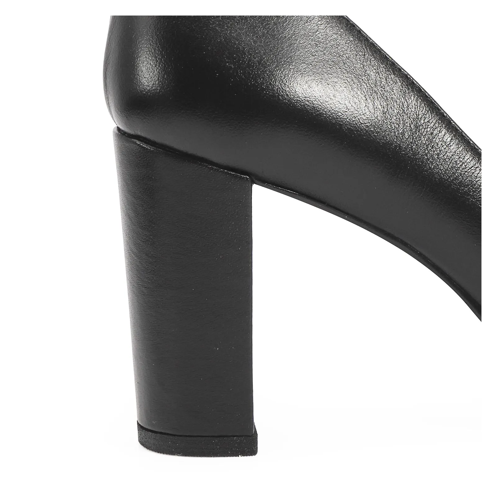 Scarpin Couro Preto