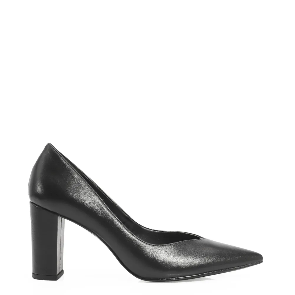 Scarpin Couro Preto - imagem 2