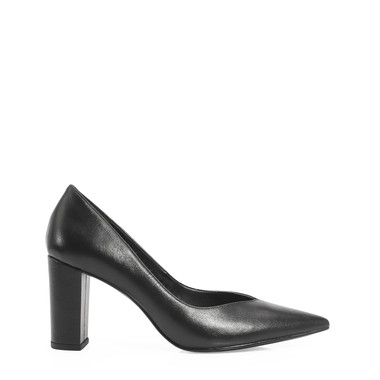 Scarpin Couro Preto