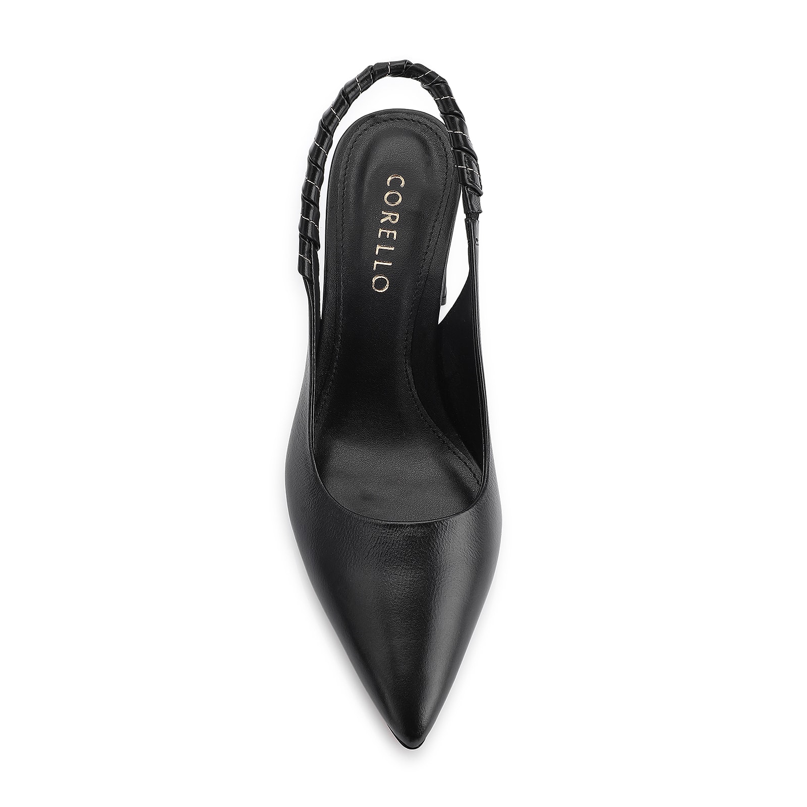 Scarpin Couro Preto