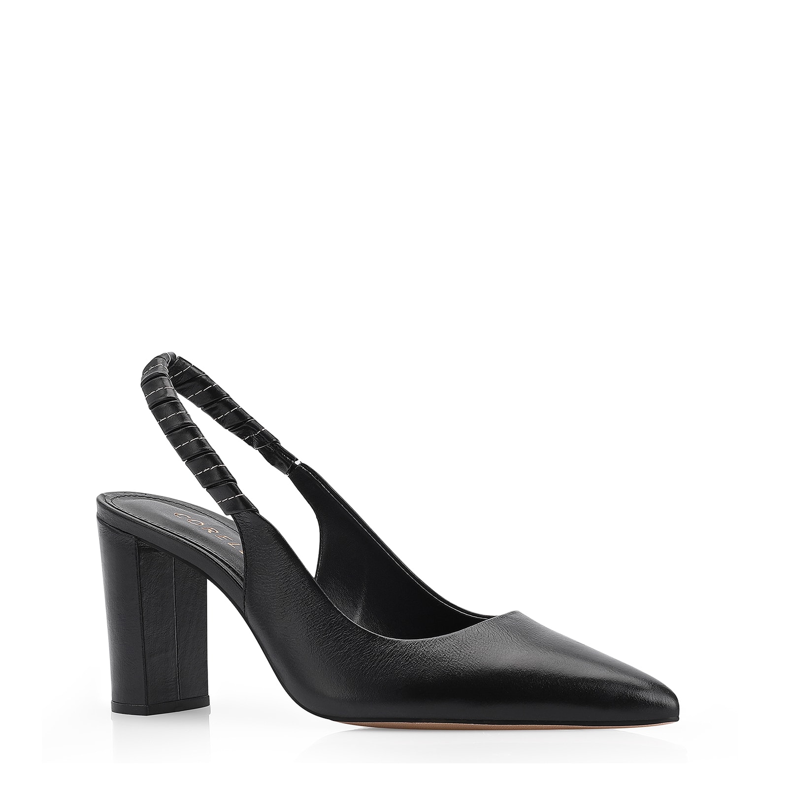 Scarpin Couro Preto