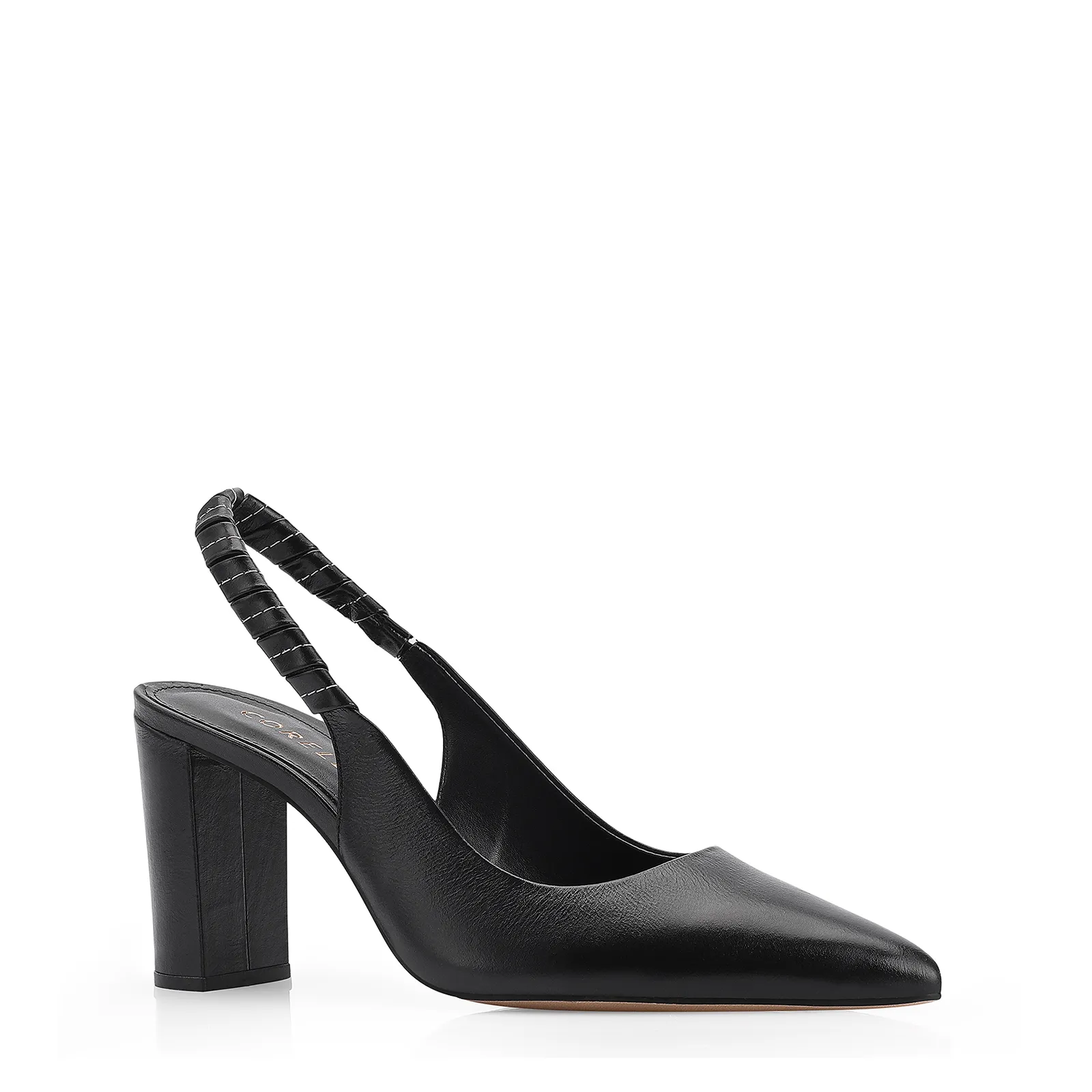 Scarpin Couro Preto