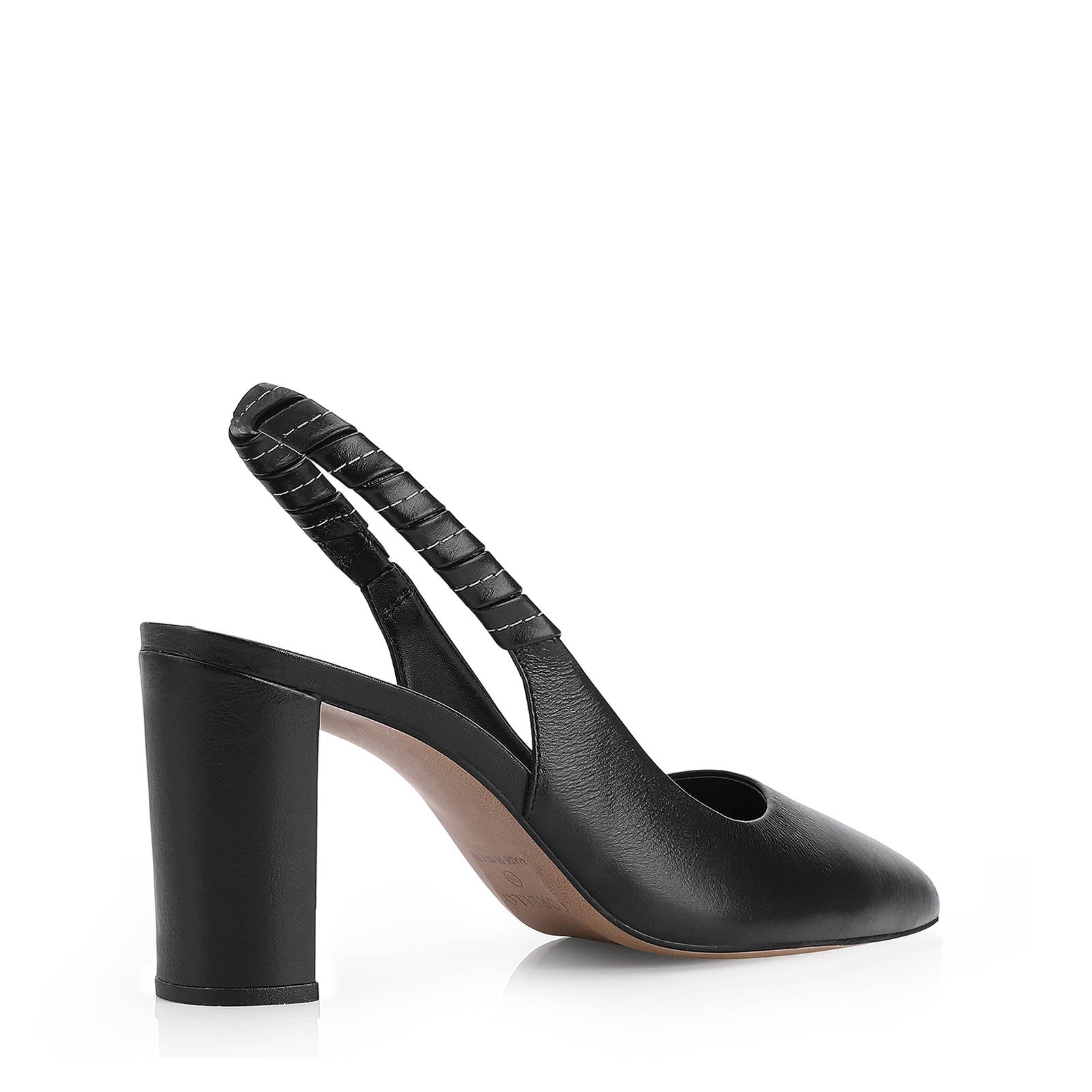 Scarpin Couro Preto