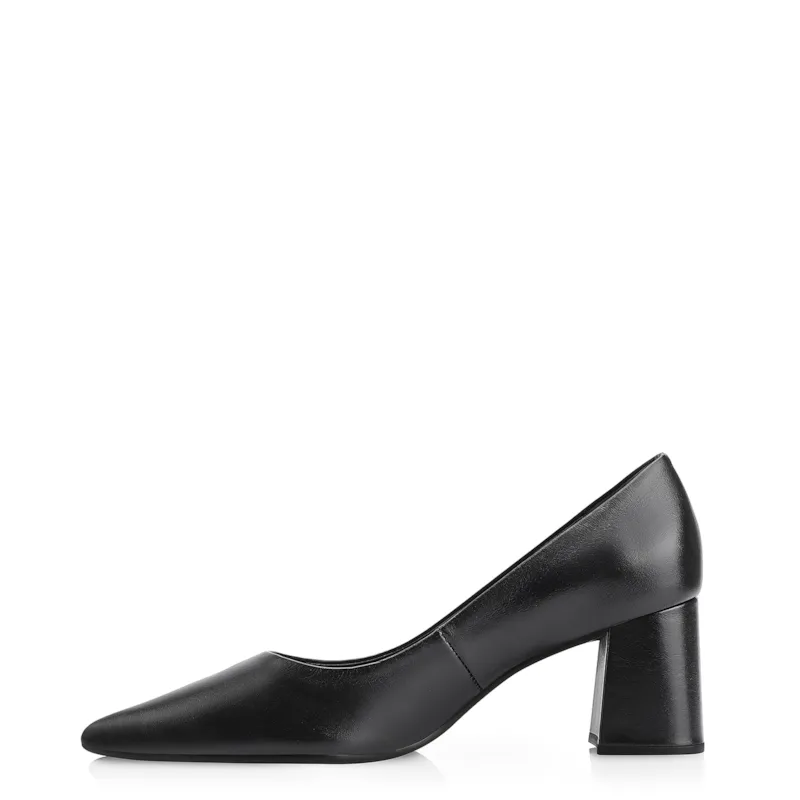 Scarpin Couro Preto - foto 4