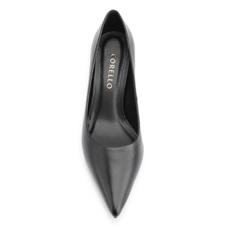 Scarpin Couro Preto - foto 5
