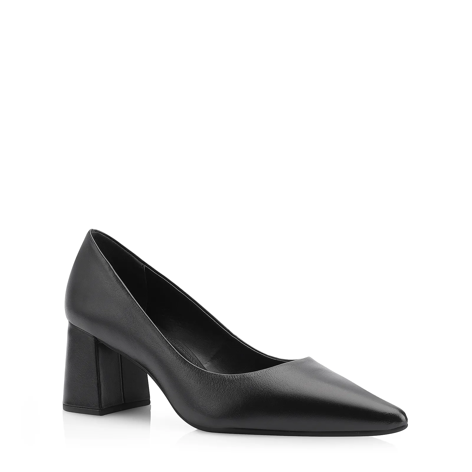Scarpin Couro Preto
