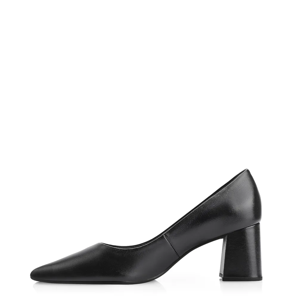 Scarpin Couro Preto - imagem 4