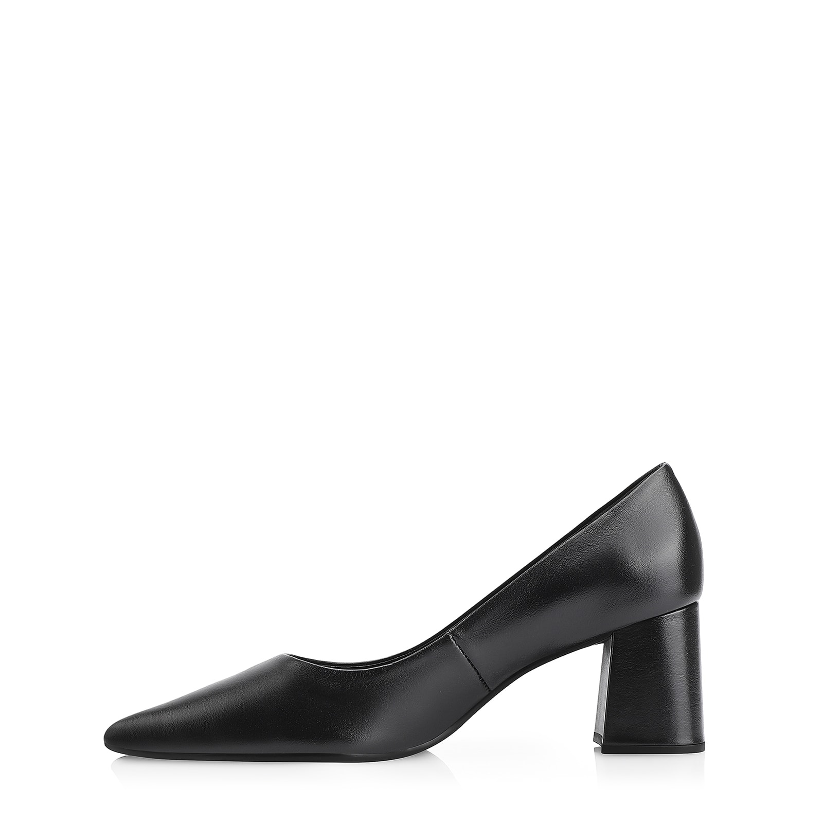 Scarpin Couro Preto