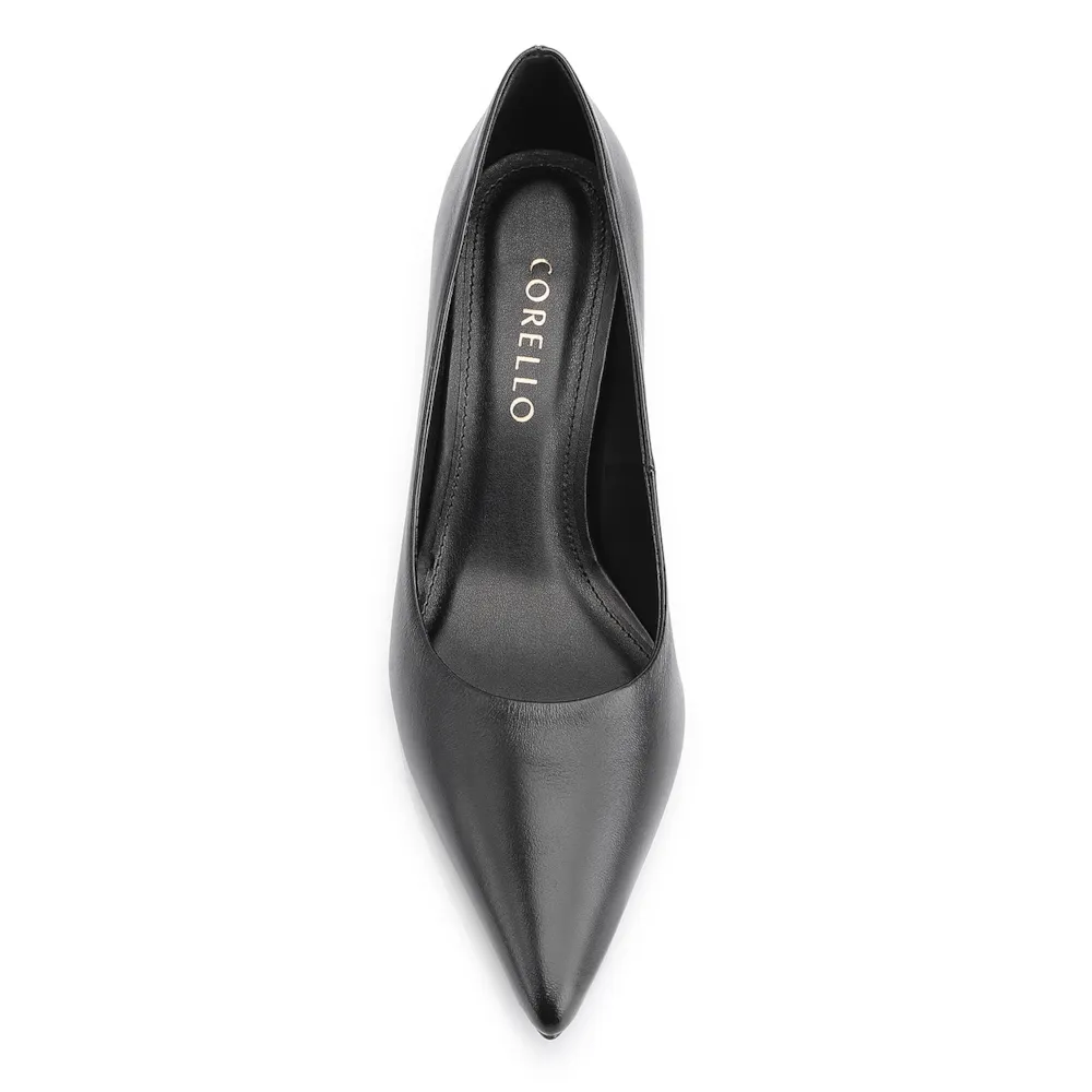 Scarpin Couro Preto - imagem 5
