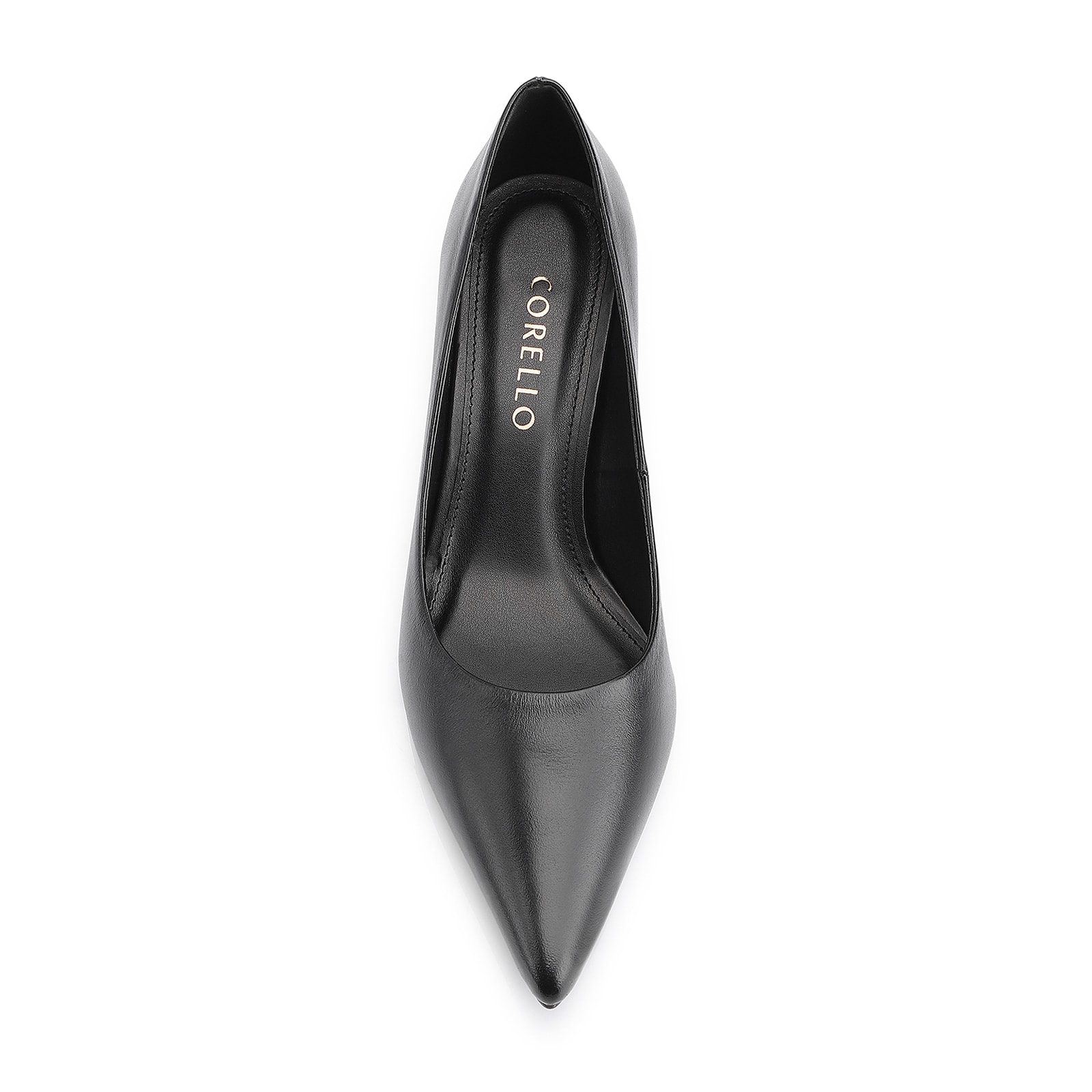 Scarpin Couro Preto