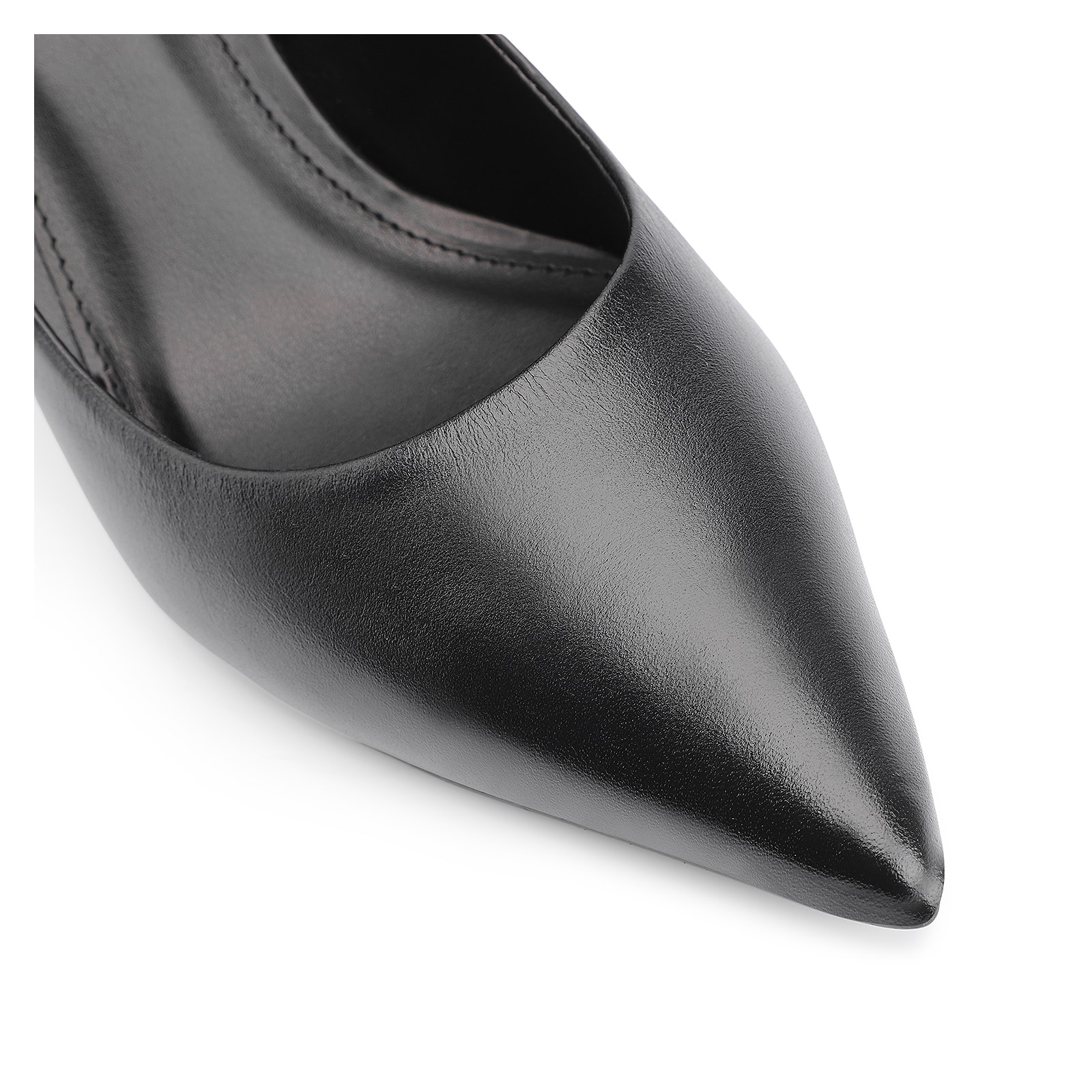 Scarpin Couro Preto